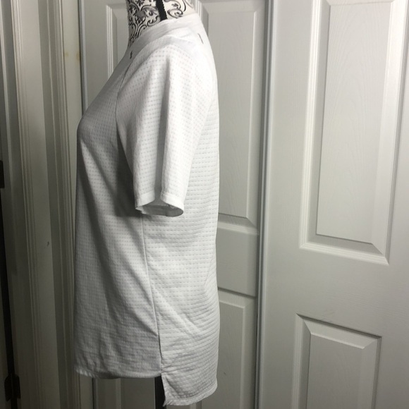 Nike Dri Fit Running LIghtweight White Top Short Sleeve S - Picture 2 of 5